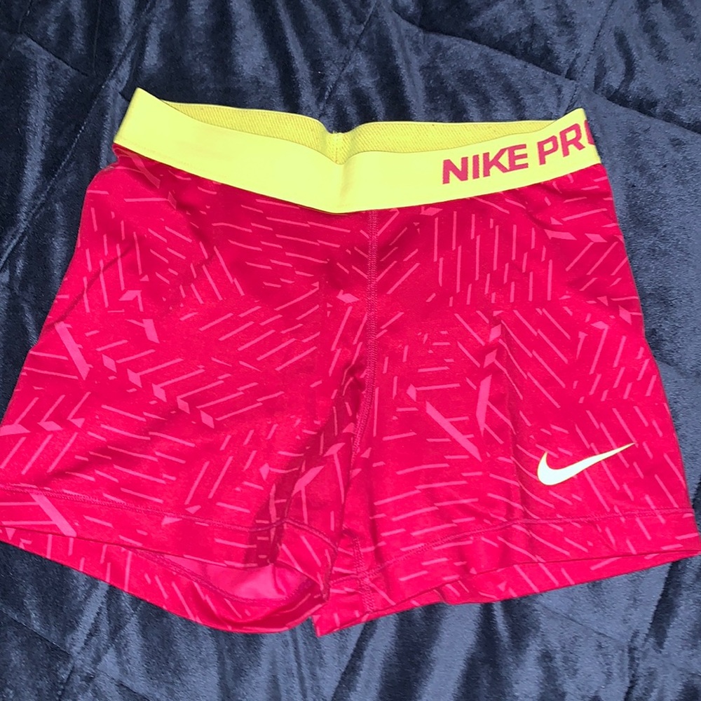 Pink Nike Pro Spandex
